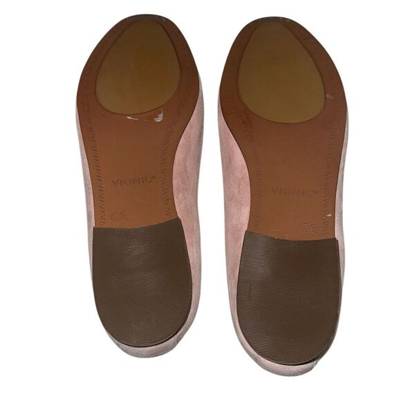 NEW VIONIC women's willa flat loafers in peach  suede - Picture 5 of 5